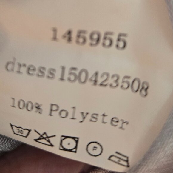 Gray Formal Racerback Lined Dress Size Small - Picture 15 of 16